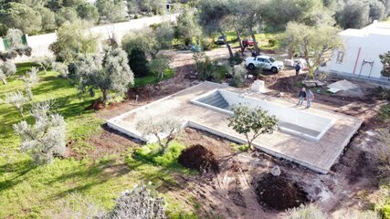 foto realizzazione piscine