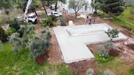 foto realizzazione piscine