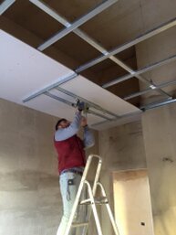 foto realizzazione lavori in cartongesso